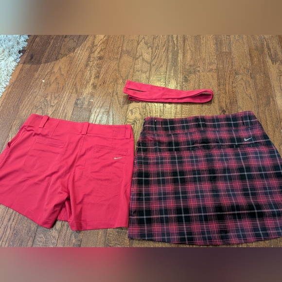 NIKE GOLF Dri Fit Four Performance 3 in 1 Skort Shorts Skirt Size 10 - Picture 3 of 7